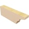 Ekena Millwork 2in. W x 4in. H x 12in. L Monterey Woodgrain TimberThane Rafter Tail, Primed Tan RFTUR02X04X12MONRCPR - alternate 6